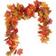 thumbnail image 2 of 68.9 Inch Artificial Hanging Leaves, Halloween Garland Fall Leaf Garland, Maple Leaf Autumn Garland For Mantle Table Decorations For Home Front Door Outdoor Indoor Thanksgiving Fall Autumn Decor, 2 of 6