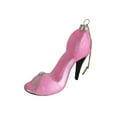thumbnail image 6 of Northlight 4" Pink High Heel Glittered Glass Christmas Ornament, 6 of 6