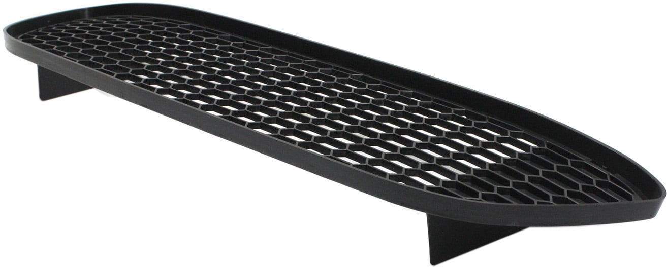 Bumper Grille Compatible With 2008-2013 BMW 128i 135i Front, Center Textured Black