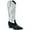 Black/White Flame Smooth, variant on Wild Pair Womens Leahne Embroidered Pointed Toe Cowboy, Western Boots