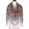 thumbnail image 6 of WCJM Scarf Polyester Scarf Grey Scarf One Size, 6 of 6