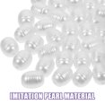 thumbnail image 4 of Perles Lâches Blanches 100 Pcs 0.3X0.2X0.2in, 4 of 8