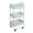 Arctic White, variant on Mainstays 3-Tier Metal Frame Laundry Cart, Arctic White, Easy-Rolling, for Adults & Kids