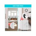 thumbnail image 4 of 41.3 Inches Dog Gate, Pet Safety Guard Mesh Dog Gate Adhesive Installation and Easy Operation, White, 4 of 5