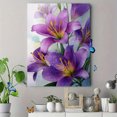 thumbnail image 4 of Purple Lily Watercolor Entryway Home Wall Art, 4 of 8