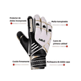 thumbnail image 3 of Guantes De Portero Fútbol Antideslizante Talla 9 Lab.G Blanco, Dorado, 3 of 5