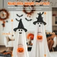 thumbnail image 2 of Halloween Decorations Indoor Outdoor, 2 Pack Light Up Spooky Ghost with Pumpkin Halloween Tabletop Decor, Indoor Cute Party Ghosts Decorations for Table/Home/Room/Fireplace/Kitchen/Porch/Yard, 2 of 9