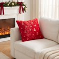 thumbnail image 4 of Christmas Pillow Covers 18x18 Snowflake Tree Pattern Throw Pillow Cases, Soft Decorative Cushion Covers for Couch Sofa Bed Living Room Home Decor by PALIFEUR, 4 of 6