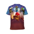 thumbnail image 3 of Ninjago Unisex Short Sleeve T Shirt Daily Novelty 3D Printed T-Shirts Soft Comfortable Tee Shirt Top For Men And Women, 3 of 7