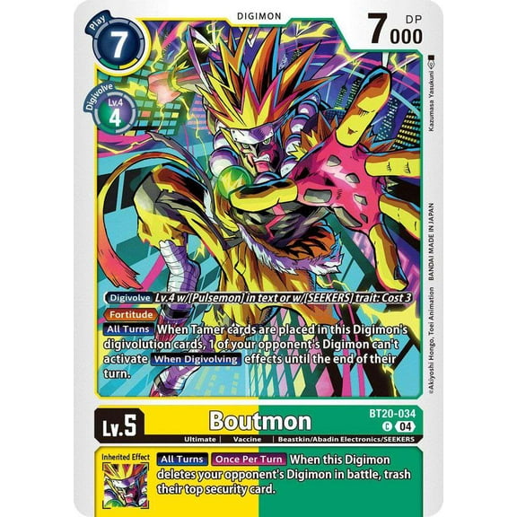 Digimon Release Special Booster 2.5 Common Boutmon BT20-034