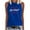 Blue, variant on Softball Mom Tank Tops Women Cute Softball Print Tees Workout Sleeveless T-shirts Athletic Crewneck Dressy Casual Shirt Tops Plus Size Tops for Women