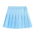 thumbnail image 4 of Tfken Daily Wear Soft Skirts Girls Trendy Holiday Back To School Pleated Skirts With Lined Shorts Fashion Child Breathable Clothes Size 3-4 Years, 4 of 4