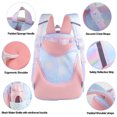 thumbnail image 3 of DAKIMOE School Backpack Book Bags Primary Middle School Bags for Teens Back to School Large Bookbags with Multi Pocket for 7-14 Years Pink, 3 of 5