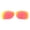 Fire Red Mirror Coated - Polarized, variant on Walleva Brown Polarized Replacement Lenses for Oakley Gauge 8 L Sunglasses