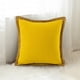 thumbnail image 3 of Funda de cojín de 45x45 cm, funda de almohada suave, funda de cojín, para amarillo, 3 of 9