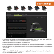 J-Tech Digital Wired Ergonomic Mouse with an Adjustable Angle Tilt, Vertical Mouse with Chroma RGB Color LED, Vertical Gaming Mouse with 4 DPI Settings (800/1200/2000/4000) Scroll Endurance [V628X]