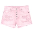 thumbnail image 5 of Denim Shorts Women Womens Shorts Jeans Y2k Outfits Summer Vintage Low Rise Ripped Distressed Skinny Mini Denim Shorts, 5 of 6