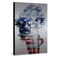 thumbnail image 2 of Parvez Taj Stars and Stripes Girl Metal Wall Art, 30" x 45", 2 of 5