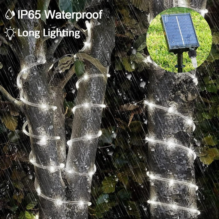 2 Pack Solar Powered LED String Light, Ambiance Lighting, 40ft 12metres 200 LED Solar Fairy String Lights for Outdoor, Gardens, Homes, Christmas Party (Warm White) 2 Pack Solar Powered LED String Light, Ambiance Lighting, 40ft 12metres 200 LED Solar Fairy String Lights for Outdoor, Gardens, Homes, Christmas Party (Warm White)