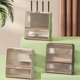 thumbnail image 3 of Wi-Fi Router Shelf Large Capacity Dustproof Visible Design Smooth Edge Simple Appearance Save Space Plastic Wire Cable Storage Case Wi-Fi Router Container Home Supplies, 3 of 8