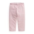 thumbnail image 2 of Antinious Toddler Girls Solid Elastic Waist Stretch Capris Soft Casual Pants, 2 of 5