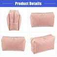 thumbnail image 5 of Vocoste Makeup Bag Cosmetic Travel Bag Waterproof PU Leather Case Makeup Bag for Girl S Size Pink 1 Pcs, 5 of 7