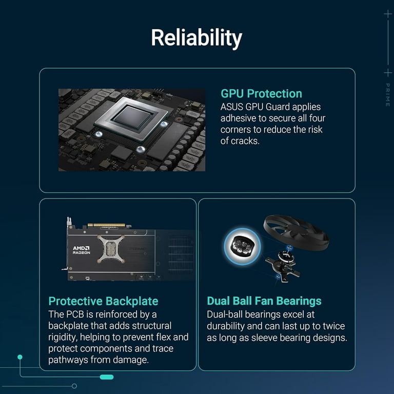 ASUS PRIME-RX9070XT-O16G Prime Radeon RX 9070 XT OC Edition