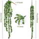 thumbnail image 4 of Set Plantas Artificiales De Perlas Suculenta Bloosom s Colgantes De 4 Pzs Verde, 4 of 4