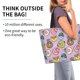 thumbnail image 2 of Fotbe Cute Donuts Bolsa Tote Estética de Lona con Estampado para Mujer - Bolsa Reutilizable de Hombro Casual para Vacaciones, Compras, Trabajo y Gimnasio, 2 of 8