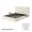 Queen + Floating + Cream White+1, variant on ZHICHUN Upholstered Platform Bed Frame with Adjustable Sliding Side Tables Cloud Corduroy Sponge Cushion Cream White