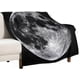 thumbnail image 1 of Manta de franela suave con diseño de luna para cama y sofá (76,2 x 101,6 cm), 1 of 8