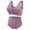 Purple, variant on DuoJiaJ Bra And Panty Sets For Women Front Button Shaping Cup Shoulder Strap No Underwire Bra Plus Size Underwear Set Sports Bras for Women Beige