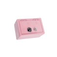thumbnail image 2 of relayinert Iron Piggy Bank Bank with Case Decor Saving Storage Money Box Lock Home Pink, 2 of 6