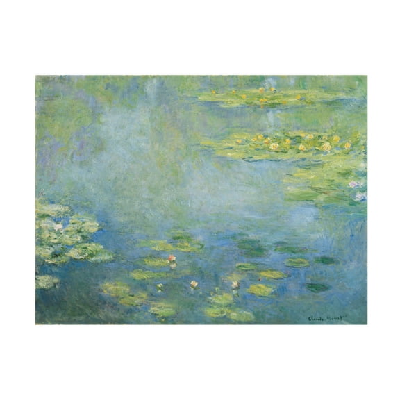 Monet 'Waterlilies' Canvas Art