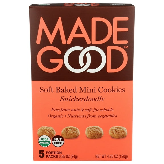 Madegood: Snickerdoodle Soft Baked Mini Cookies, 4.25 Oz