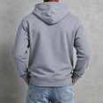 thumbnail image 6 of cllios Half Zip Hoodies for Men with Zippered Front Pocket Drawstring Long Sleeve Casual Hooded Pullover Sweatshirts, 6 of 9
