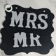 thumbnail image 3 of juego de accesorios para fotomatón de 17 x 27 cm, diseño de Mr. MRS, para decoración de bodas, accesorios para fotomatón de recién casados, suministros para recuerdos de fiestas de bodas, color negr, 3 of 5
