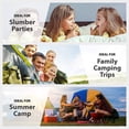 thumbnail image 4 of REVALCAMP Lightweight Pink-Camo Sleeping Bag Indoor & Outdoor use. Great for Kids, Youth & Adults. Ultralight and Compact Bags are Perfect for Hiking, Backpacking, Camping & Travel., 4 of 6