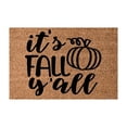 thumbnail image 1 of Halloween Pumpkin It‘s ’Fall Yall Polyester Water Absorbing Mat Bathroom Door Non Polyester Mat Wear Mat Water Absorption Bathroom 1PC, 1 of 7
