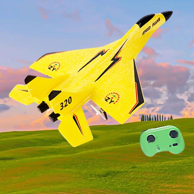 Avión RC de juguete, planeador RC de espuma, Avión de Control remoto, juguetes modelo de avión anticolisión, juguetes planeadores LED para juegos