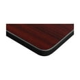 thumbnail image 3 of Regency Cain Cafe High 36" Square X-Base Table- Mahogany/ Grey Base, 3 of 3