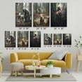 thumbnail image 3 of Hieng Jesus and Lamb Canvas Wall Art Jesus Running After Lost Lamb Picture Wall Art Jesus Canvas Print Christian Wall Decor Art Christian Home Decor Jesus Pictures Christian（Only canvas）, 3 of 6