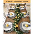 thumbnail image 4 of 15 Inch Round Placemats Set of 6, Grey Snowman Christmas Non Slip Heat Insulation PP Table Mats, Xmas Tree Snowflake Elk Gifts Washable Place Mats for Kitchen Dining Party Table Decor, 4 of 7