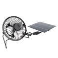 thumbnail image 3 of Ventilador con Panel Solar de 5W para refrigeración al aire libre, Kit de ventilador Solar USB para invernadero, gallinero, casa para perros, 3 of 5