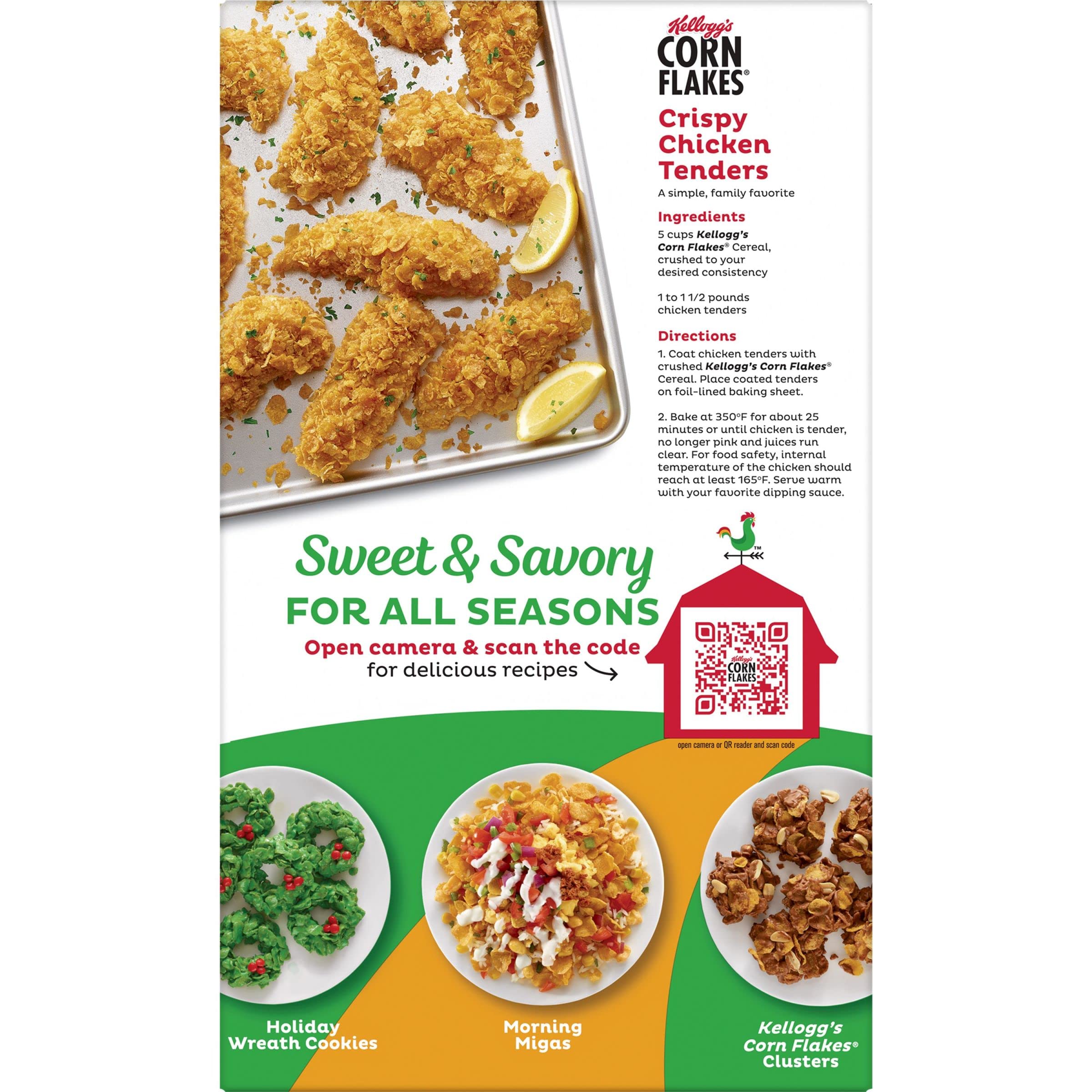 Corn Flakes Breakfast Cereal (Pack of 18)