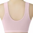 thumbnail image 4 of Dwellite Bras for Women Senior Front Closure Plus Size Comfy Breathable Full Support Everyday Bra with Snaps 2026 Light Purple 36, 4 of 6