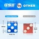 thumbnail image 2 of Juego de 5 dados de casino GSE Games, 19 mm, azul, serializados, 2 of 7
