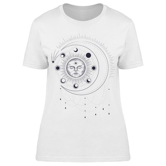 Set Phases And Sun T-Shirt Women -Image by Shutterstock, Female Small