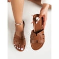 thumbnail image 5 of Ladies' Snake Pattern Slip-on Flat Sandals For Summer Vacation, Indoor And Outdoor, 5 of 5