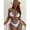 Baby Blue, variant on Summer Beach Binding Trim Bikini Set Triangle Bra & High Cut Bottom 2 Pieces Pink Swimsuit